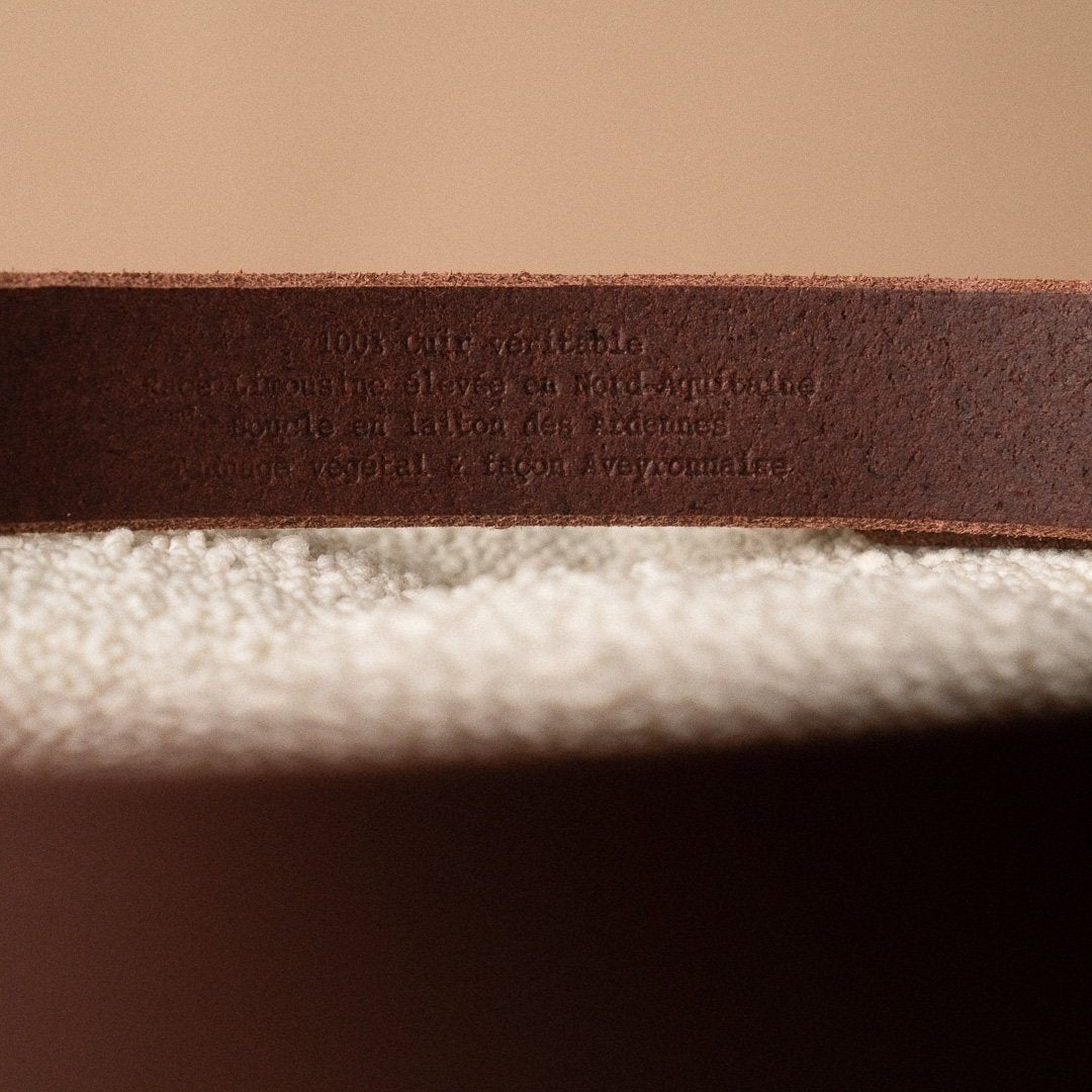 🇫🇷🐏 La ceinture en cuir français