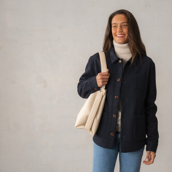 🇫🇷🐑 La veste en laine française