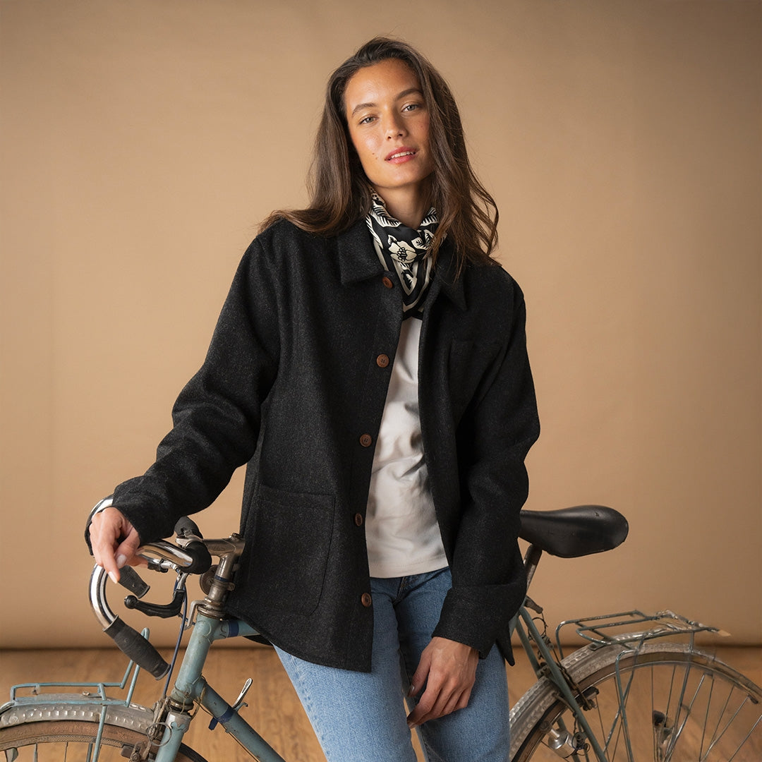 🇫🇷🐑 La veste en laine française