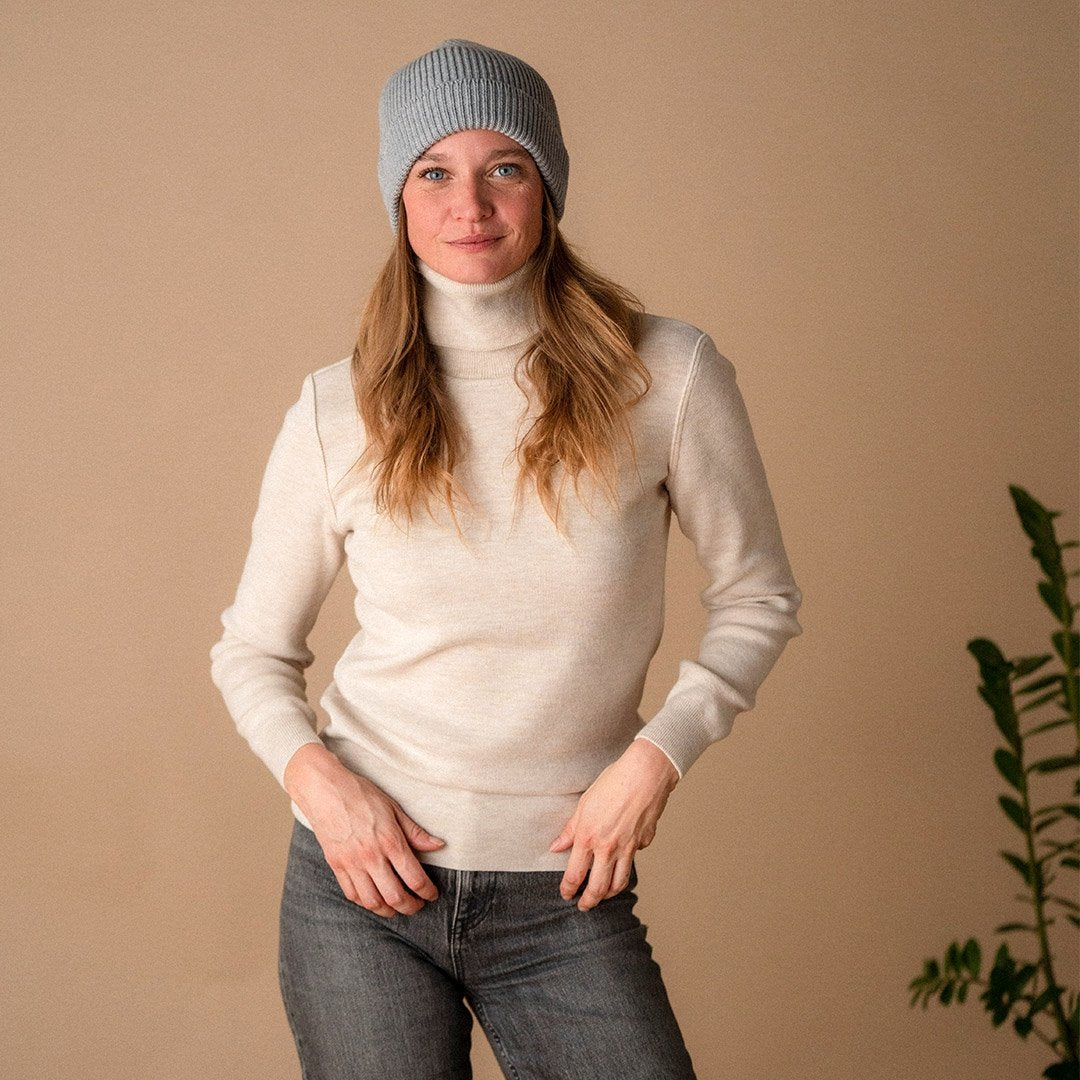 🇫🇷🐏 Le col roulé 100% laine française