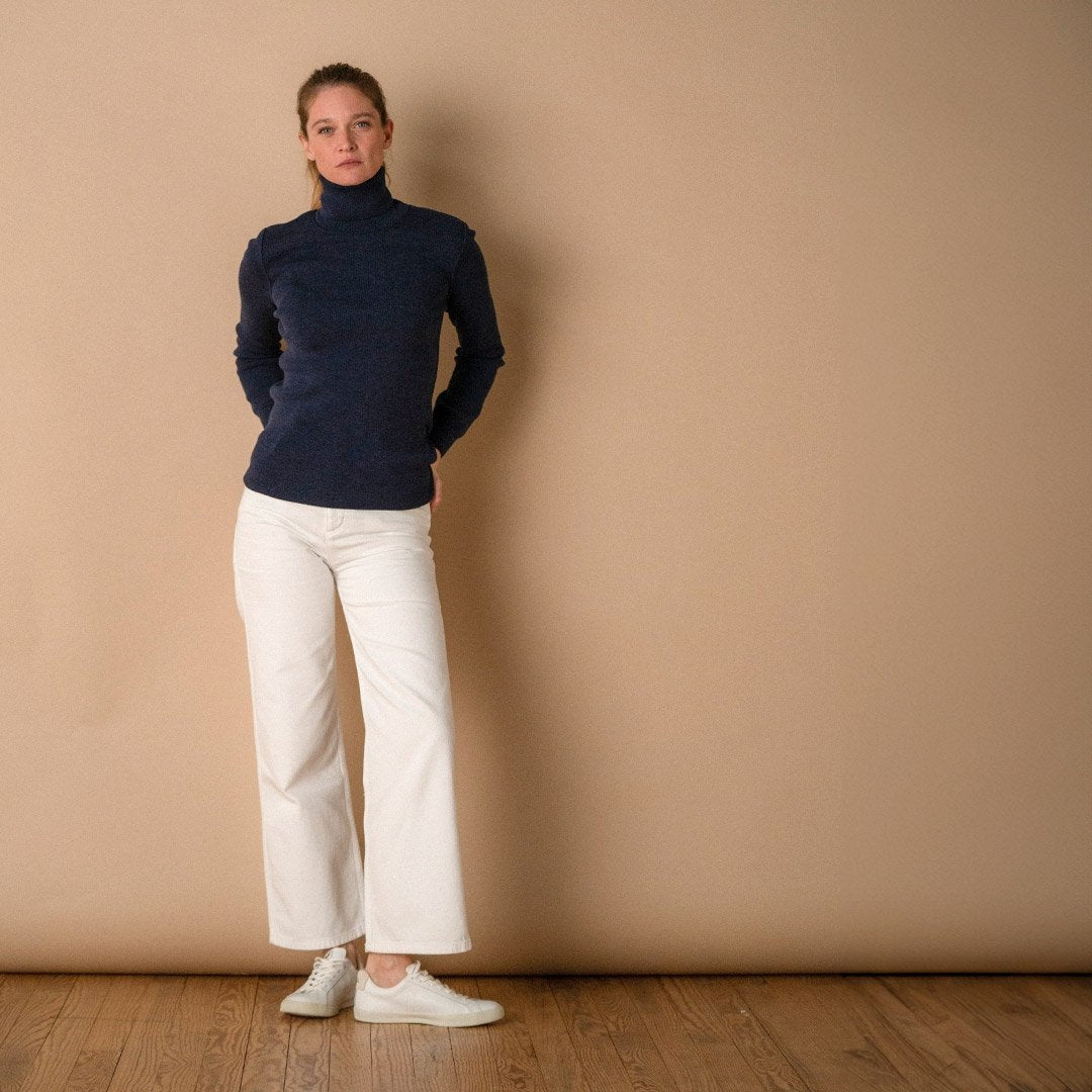 🇫🇷🐏 Le col roulé 100% laine française
