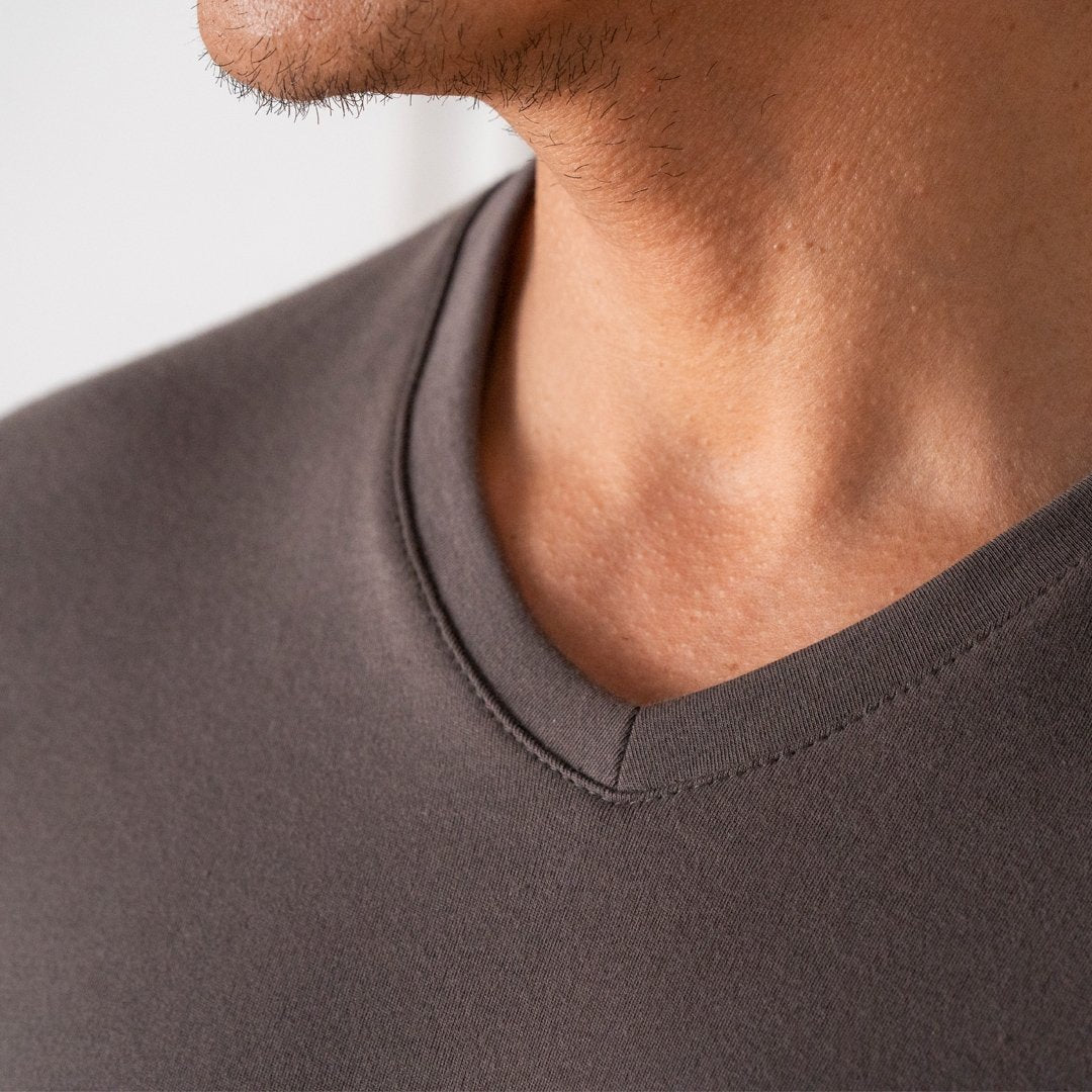 🇫🇷🌱 Le t-shirt en coton bio ML - Col V