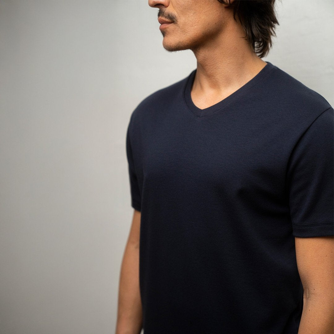 🇫🇷🌱 Le t-shirt en coton bio - Col V