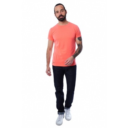 T-SHIRT HOMME MANCHE COURTE COL ROND CORAIL - Made in France & 100% Recyclé