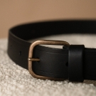 🇫🇷🐏 La ceinture en cuir français - Noir