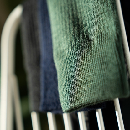 🇫🇷🐏 Les chaussettes en laine française - Vert