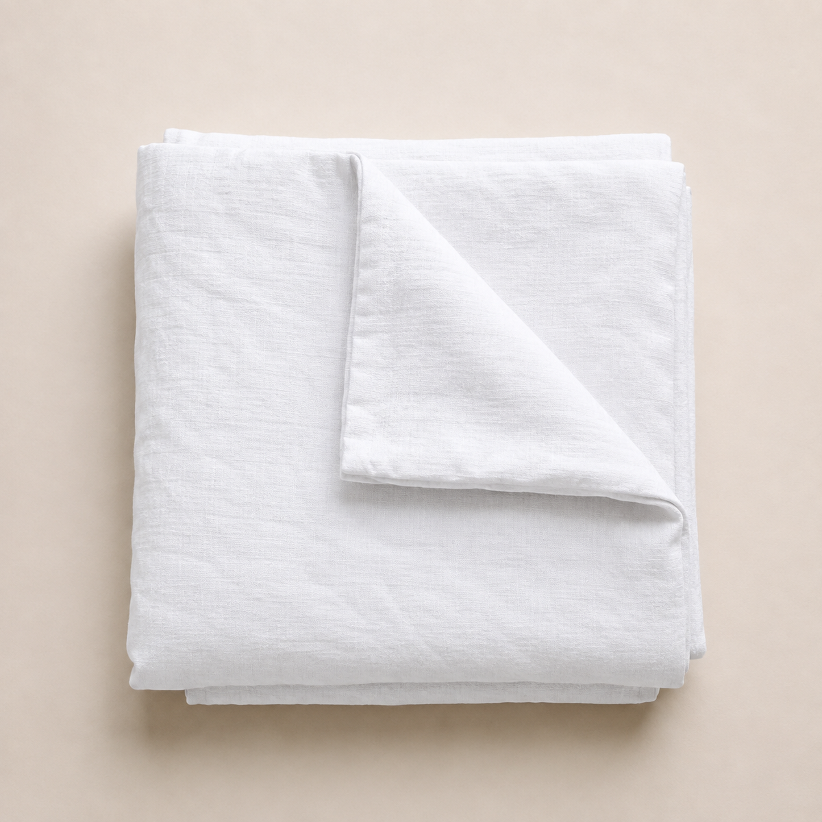 Drap Housse en coton bio et lin français