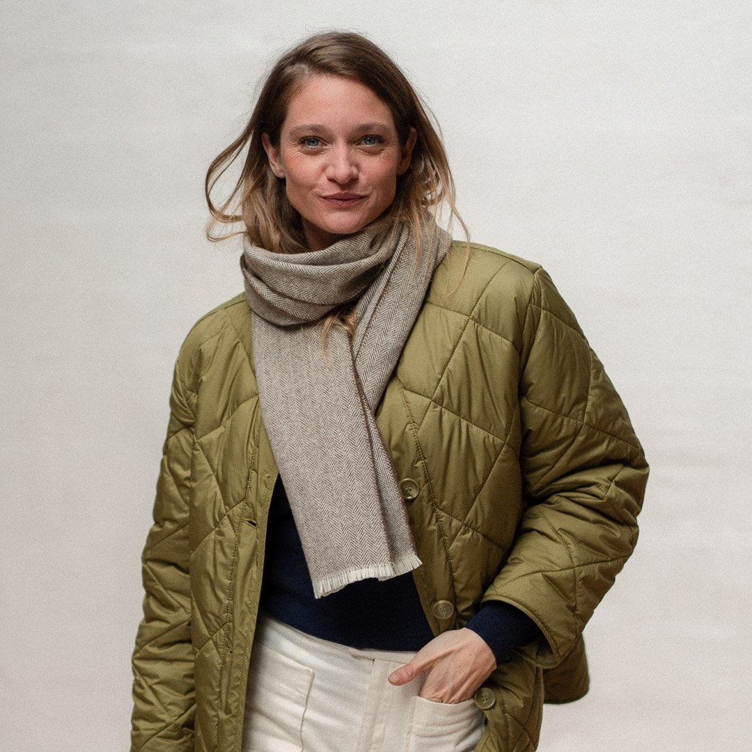 🇫🇷🐏 L'écharpe en 100% laine française - Made in France