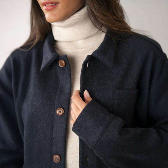 🇫🇷🐑 La veste en laine française