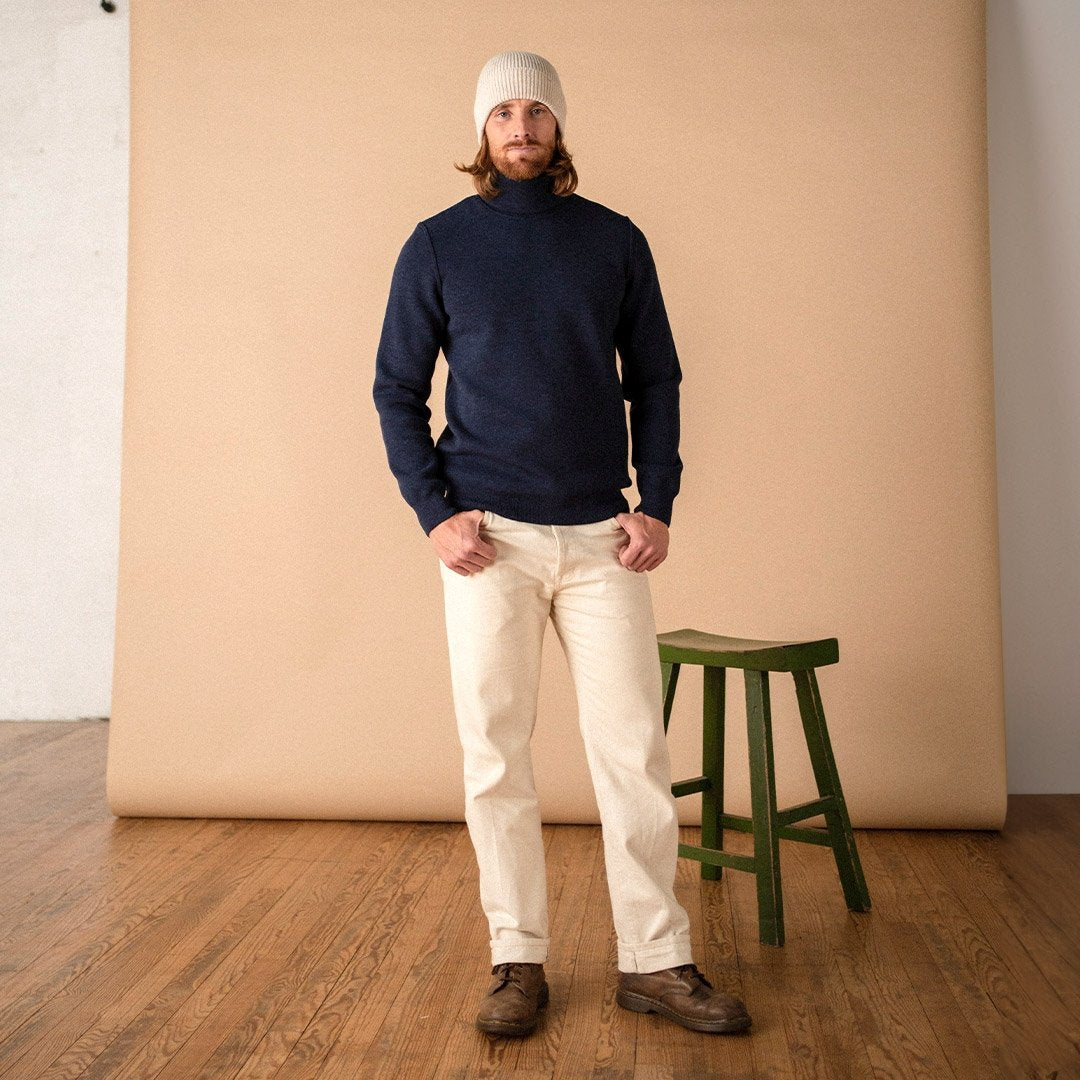 🇫🇷🐏 Le col roulé 100% laine française