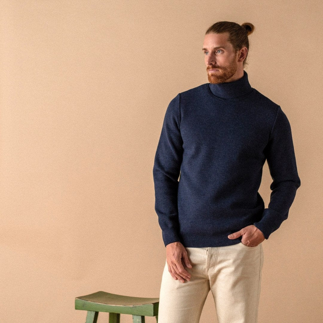 🇫🇷🐏 Le col roulé 100% laine française