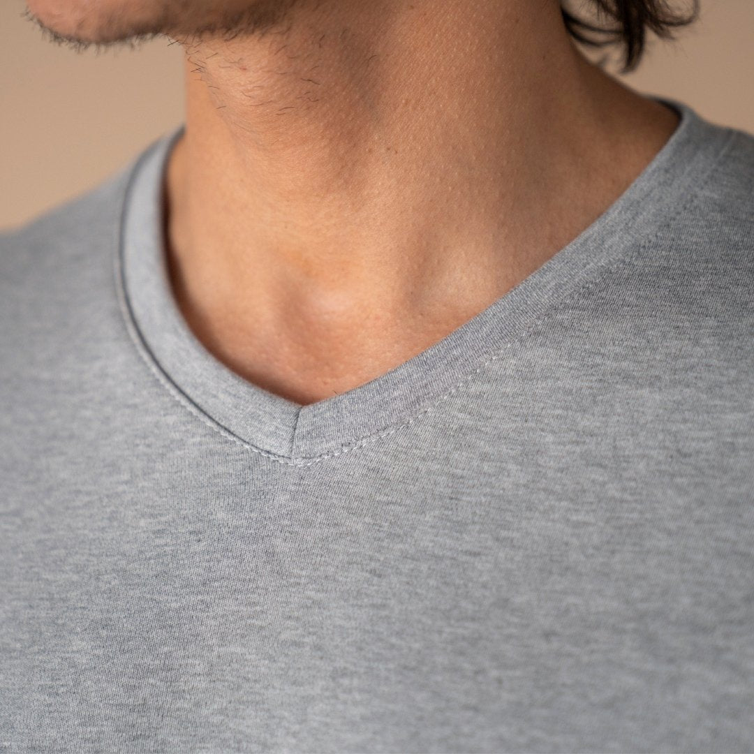 🇫🇷🌱 Le t-shirt en coton bio ML - Col V