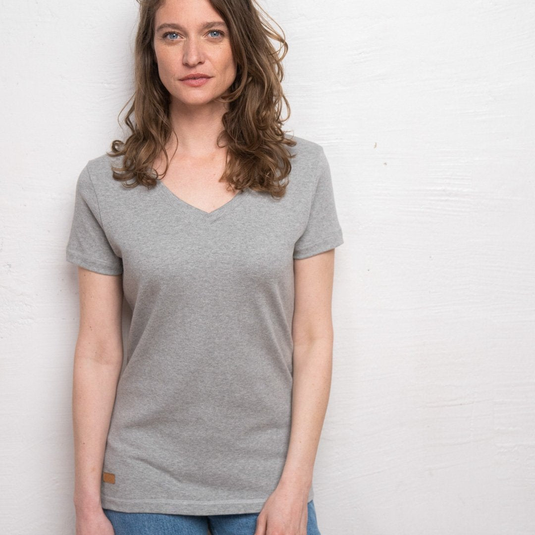 🇫🇷🌱 Le t-shirt en coton bio - Col V