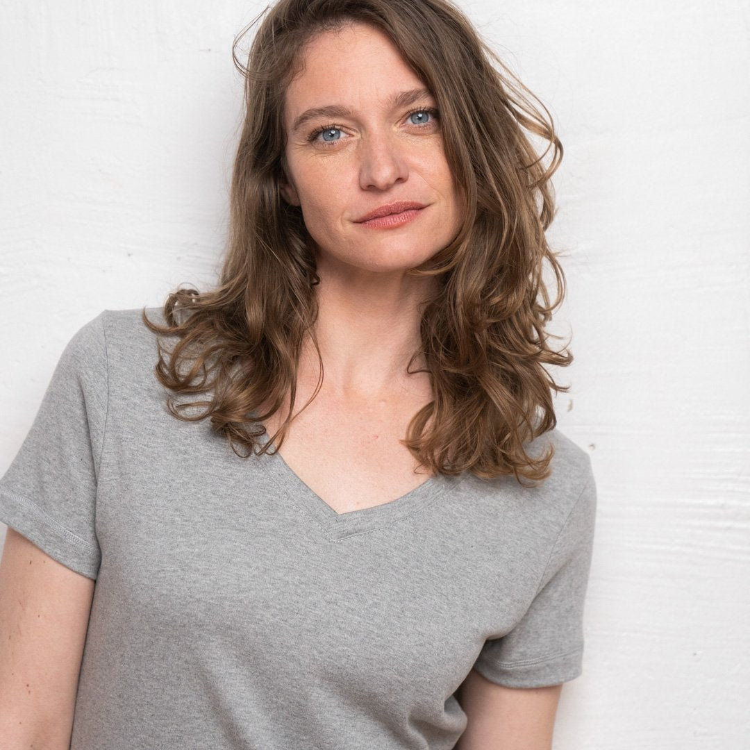 🇫🇷🌱 Le t-shirt en coton bio - Col V