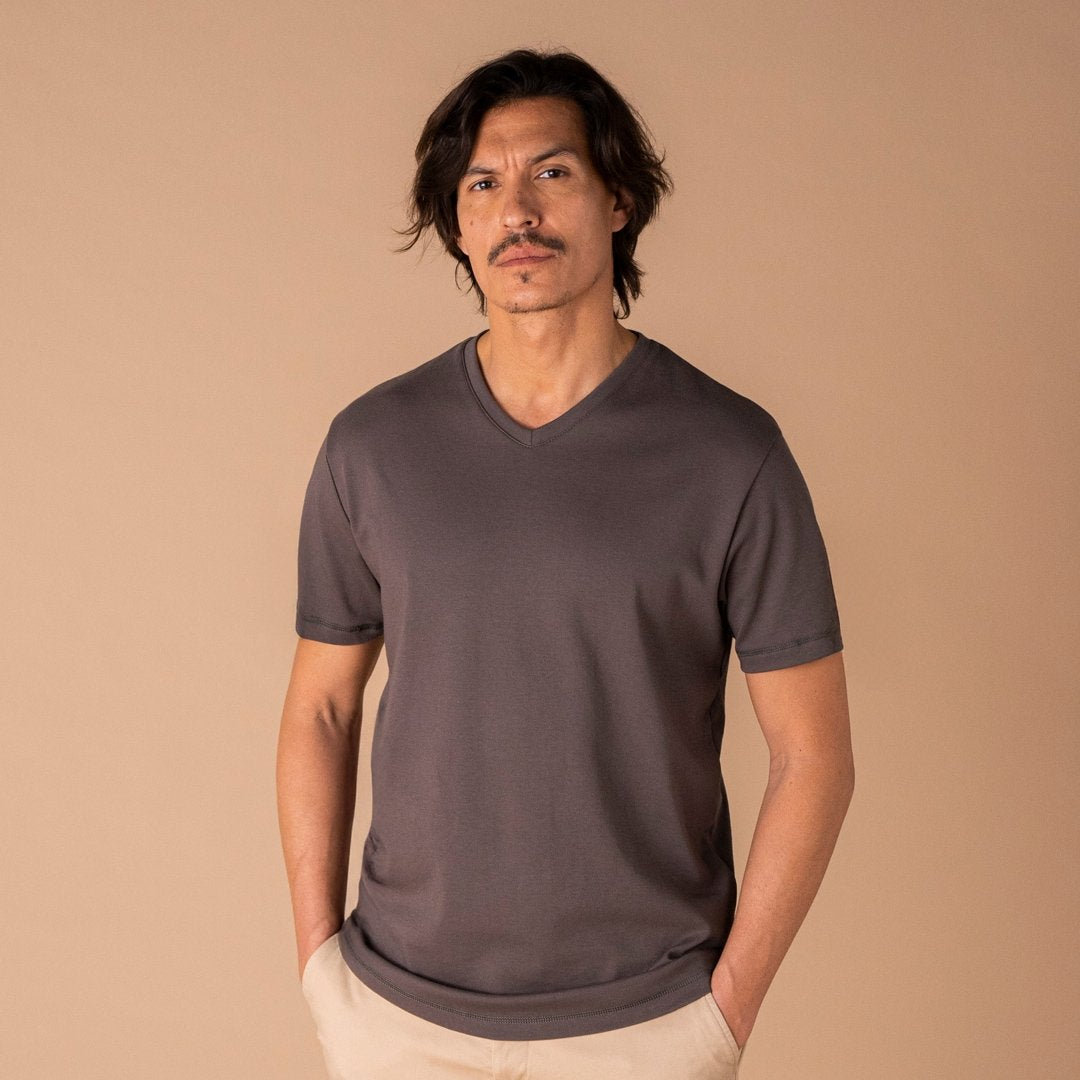 🇫🇷🌱 Le t-shirt en coton bio - Col V