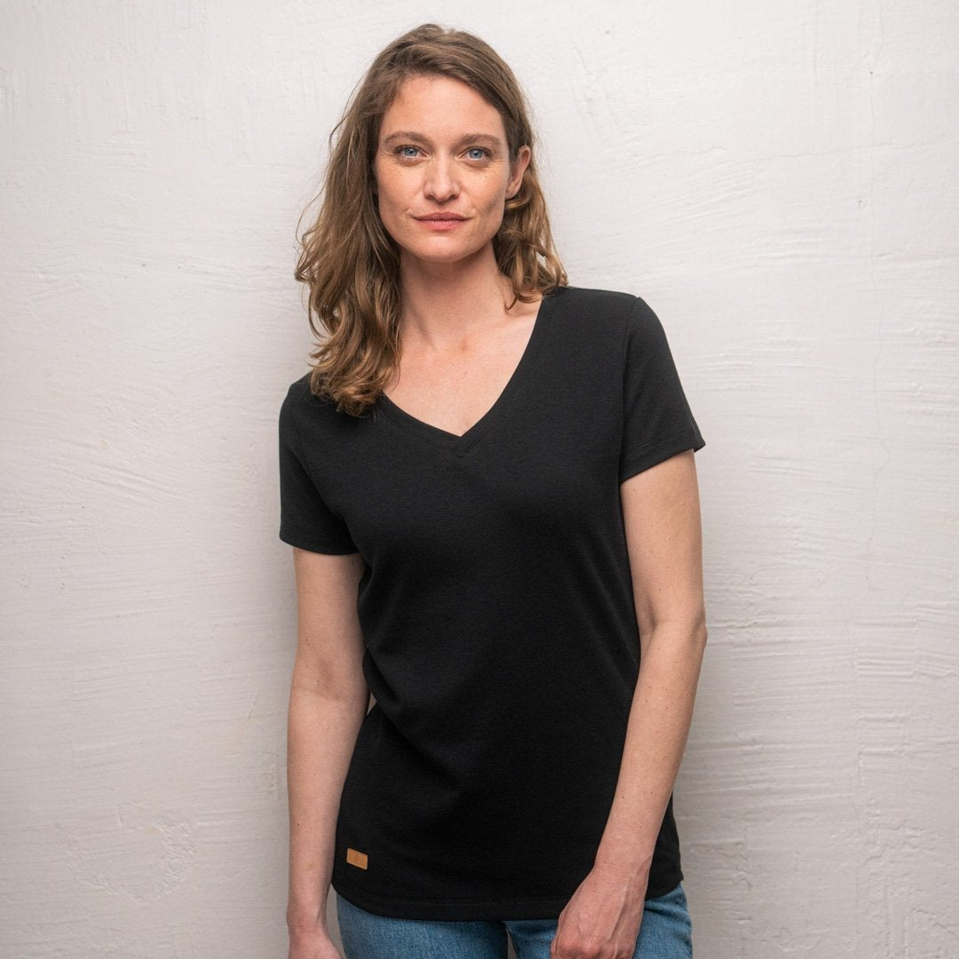 🇫🇷🌱 Le t-shirt en coton bio - Col V