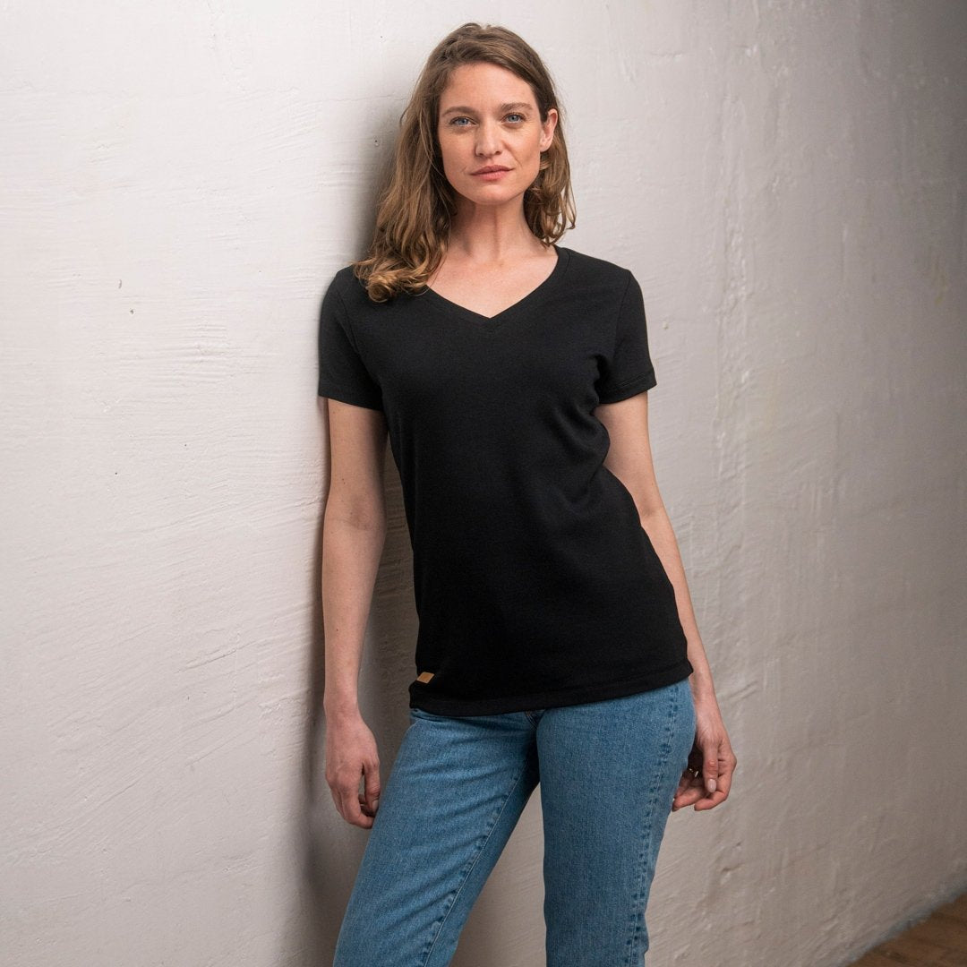 🇫🇷🌱 Le t-shirt en coton bio - Col V